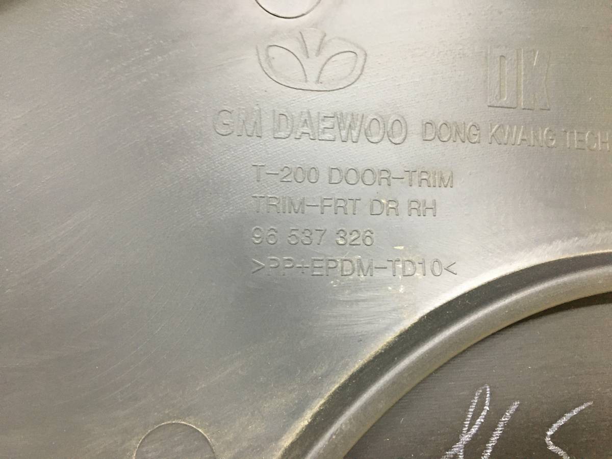 Обшивка двери передней правой Chevrolet Aveo T200 2003-2008