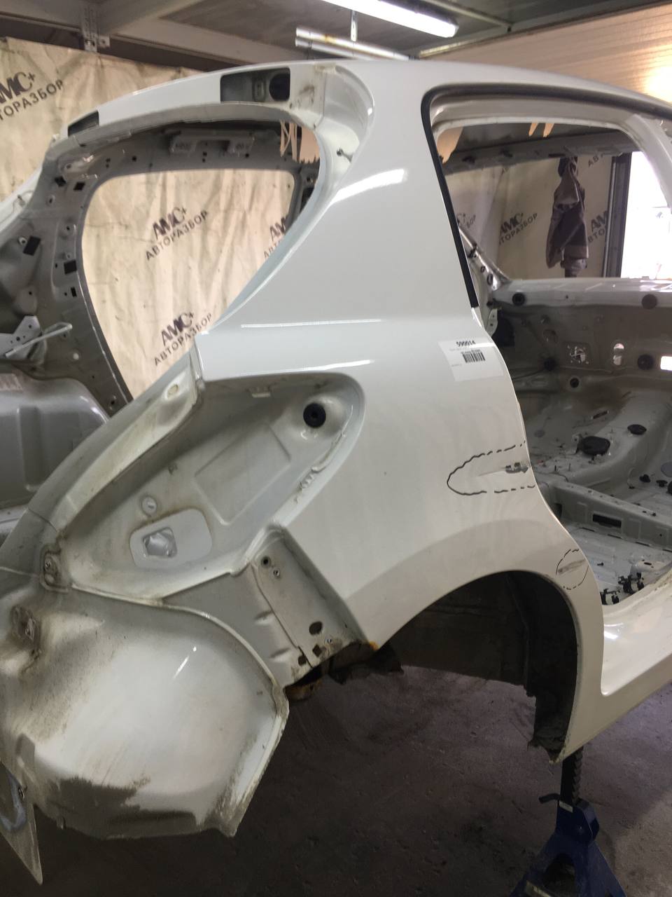 Крыло заднее правое Peugeot 207 2006-2013 Крыло заднее правое Peugeot 207 2006-2013