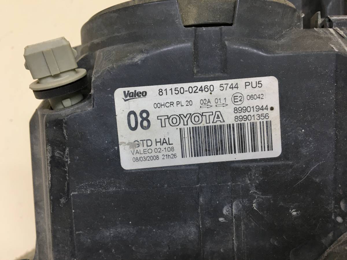 Фара левая Toyota Auris (E150) 2006-2012