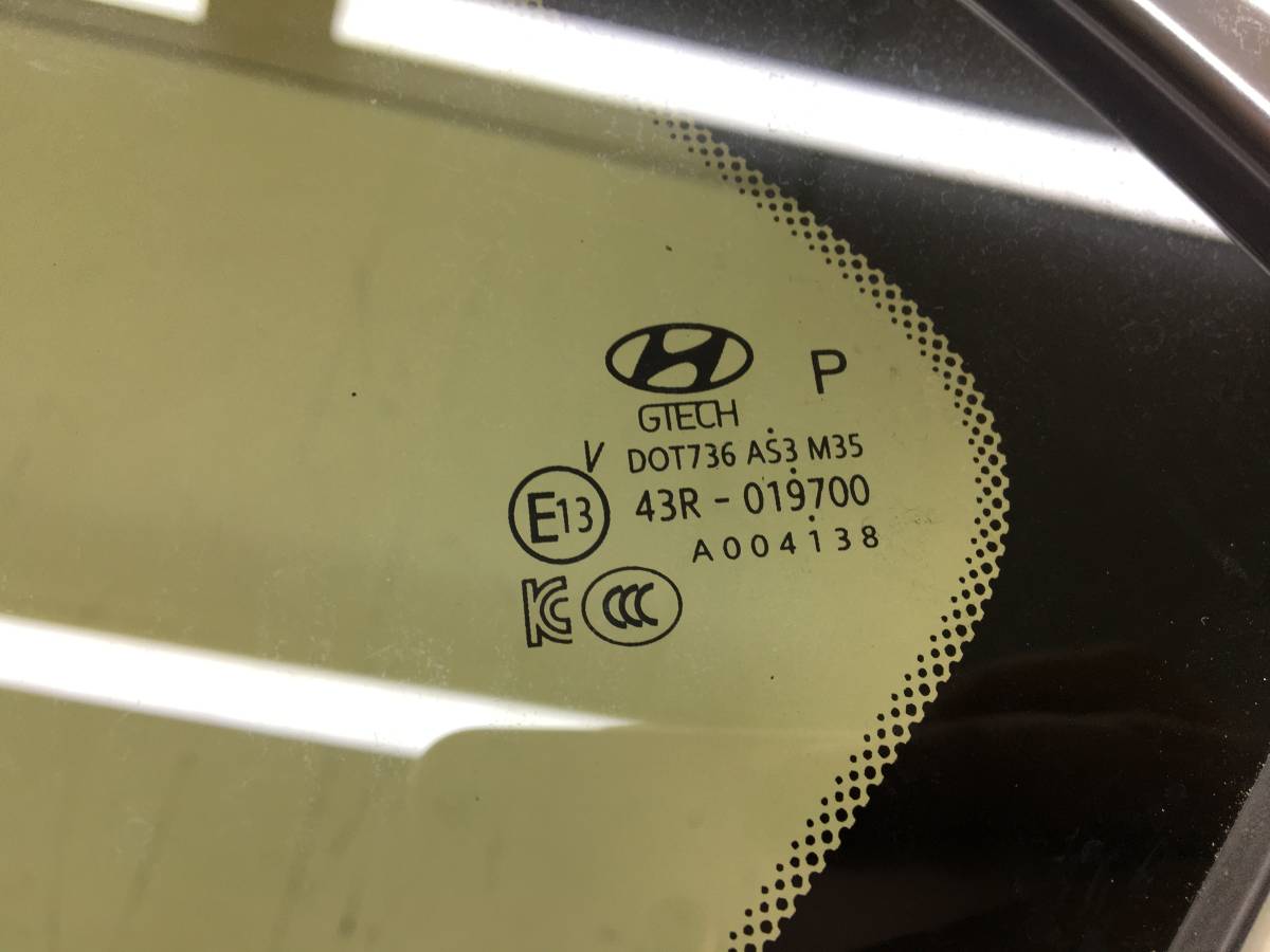 Стекло кузовное глухое левое Hyundai Santa Fe (TM) 2018-2022