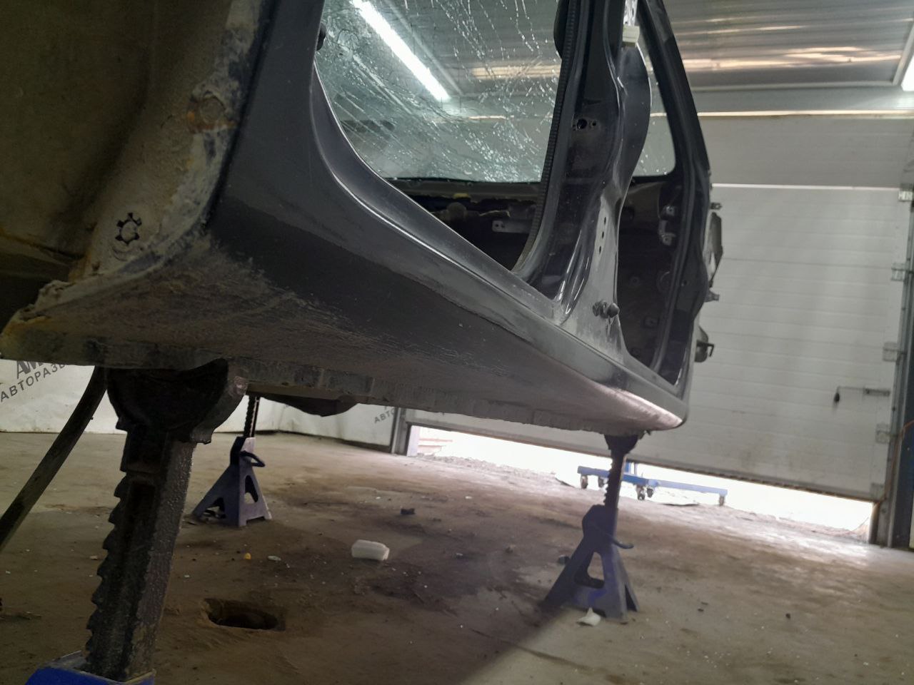 Порог со стойкой правый Kia Spectra (SD) 2004-2011