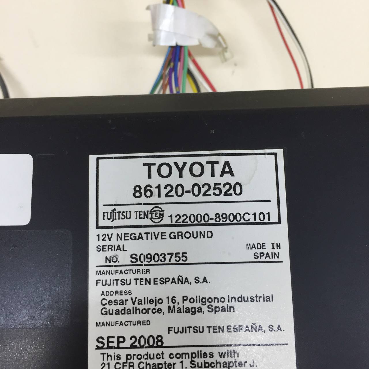 Магнитола Toyota Auris (E150) 2006-2012