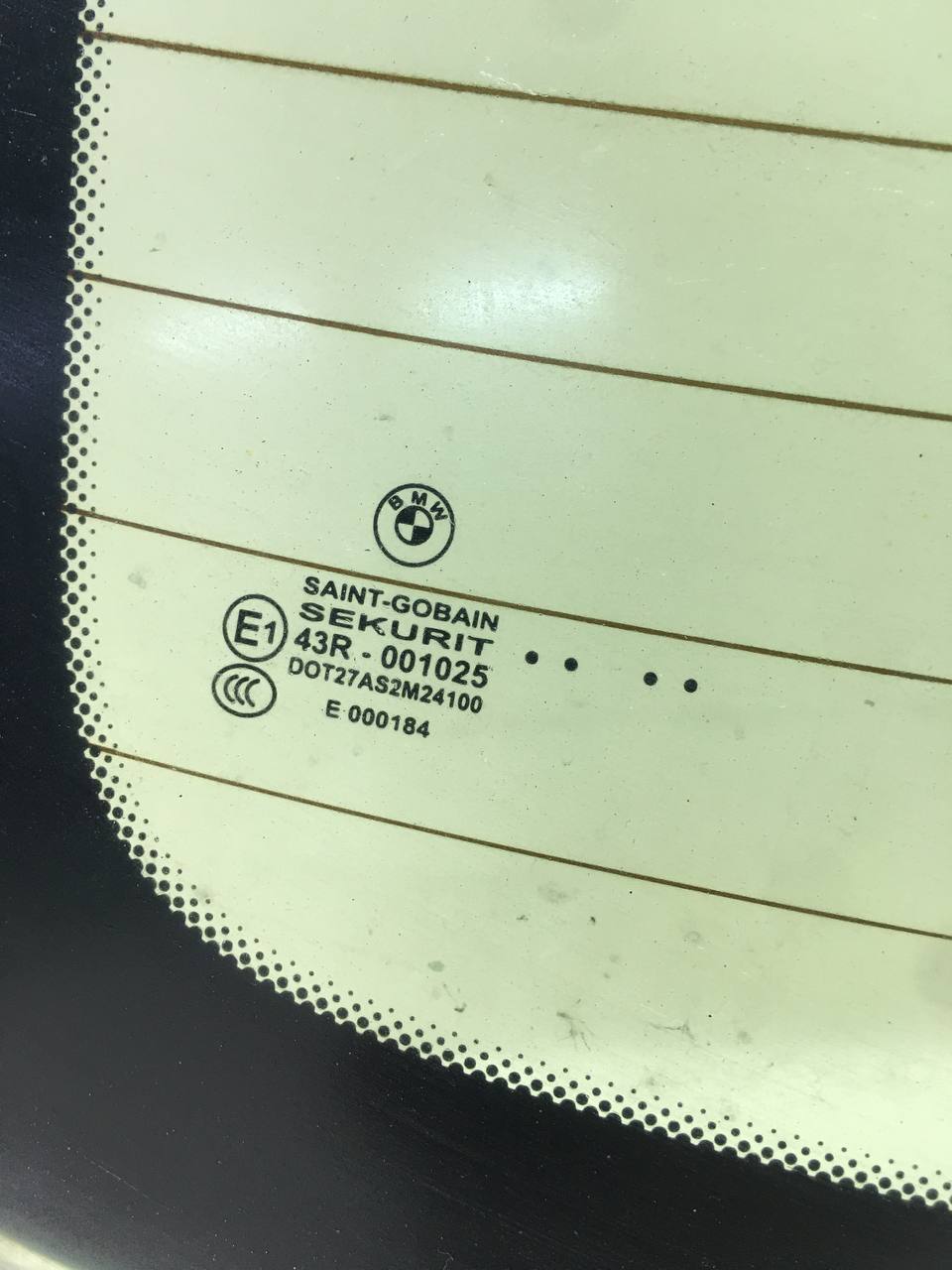Стекло заднее BMW 7-Series F01,F02  2008-2015