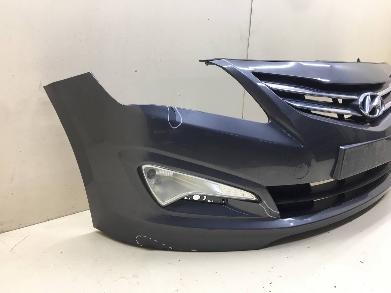 Бампер передний Hyundai Solaris (RB) 2010-2017