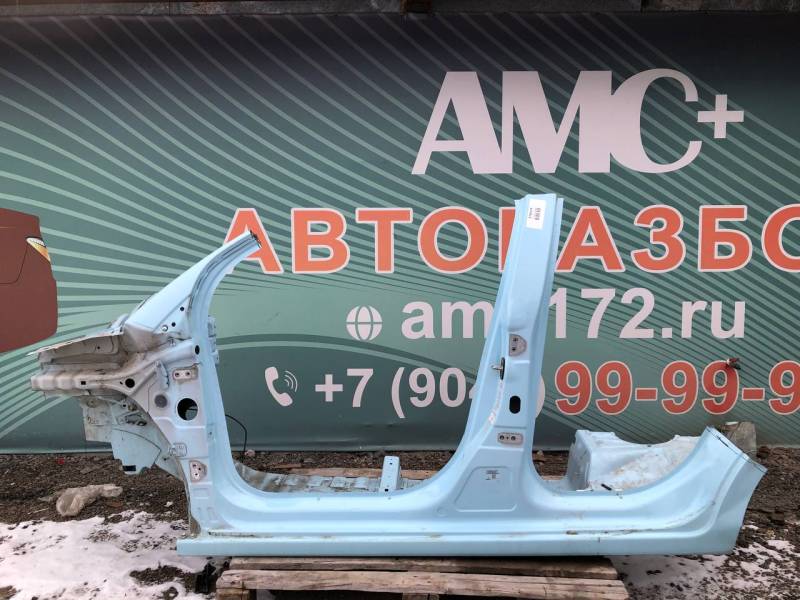 Порог со стойкой левый Citroen C3 2009-2016