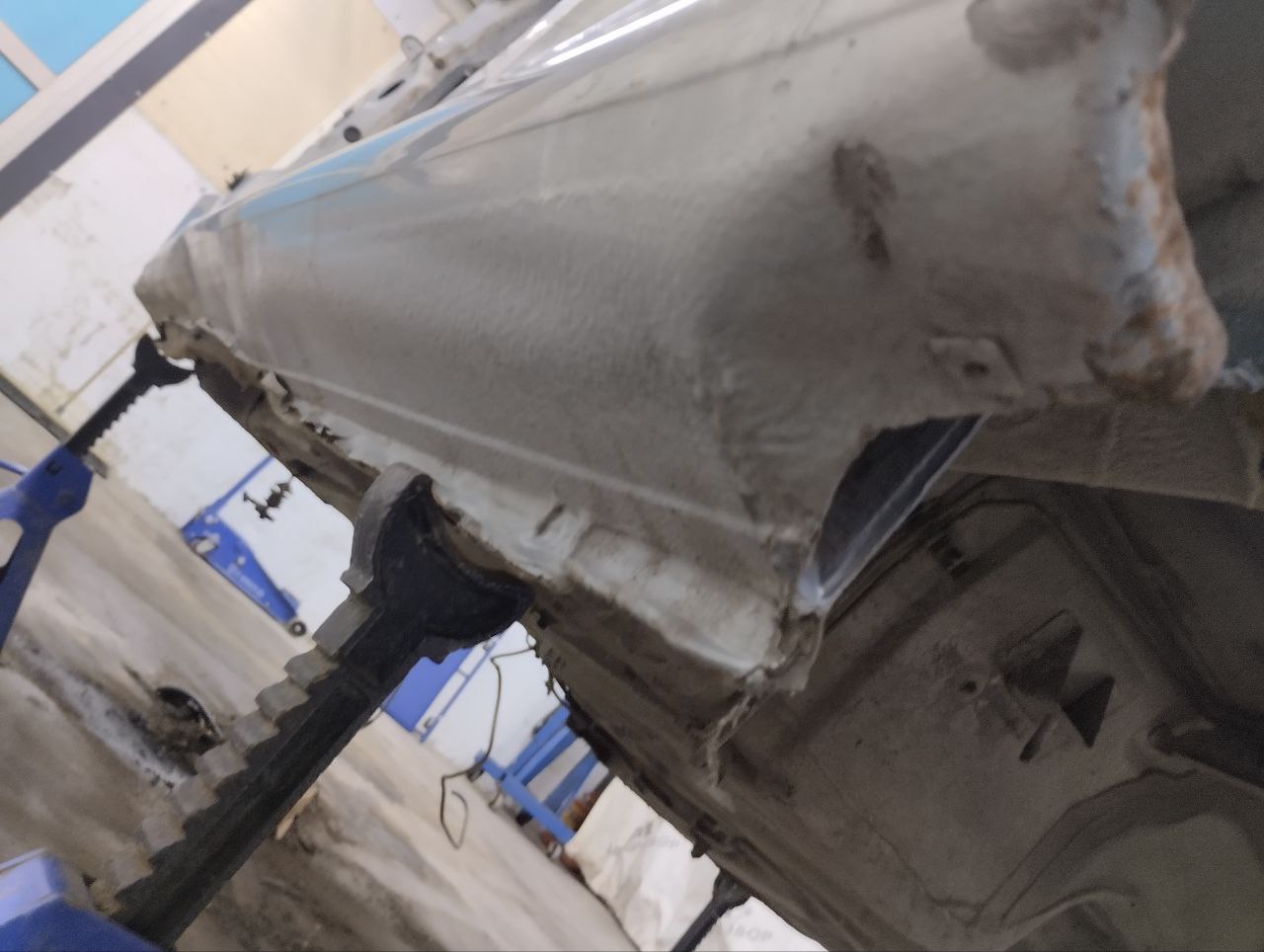 Порог со стойкой левый Peugeot 206 1998-2012