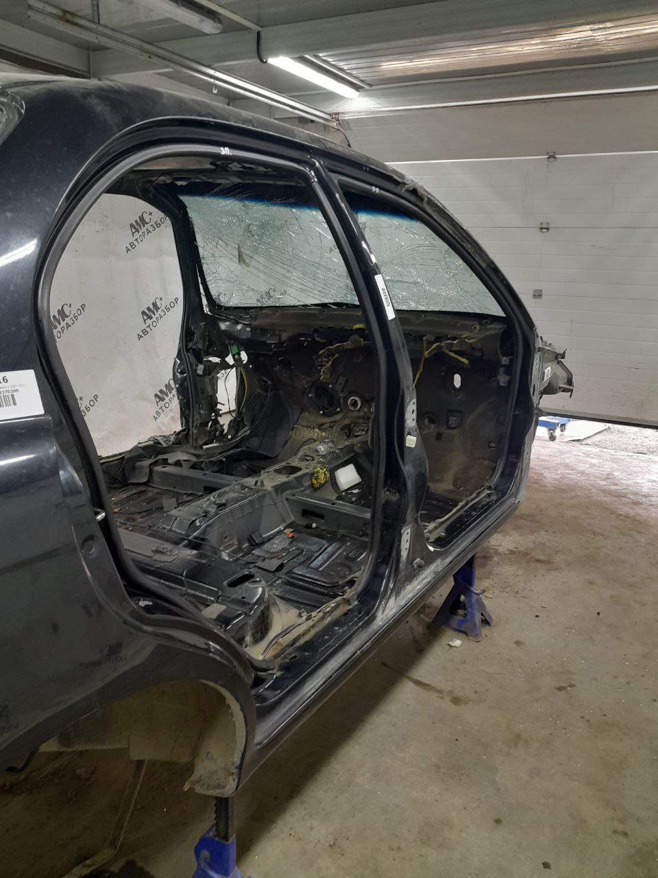 Порог со стойкой правый Kia Spectra (SD) 2004-2011