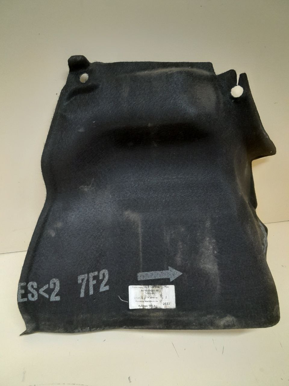Обшивка багажника Peugeot 107 2006-2014 Обшивка багажника Peugeot 107 2006-2014
