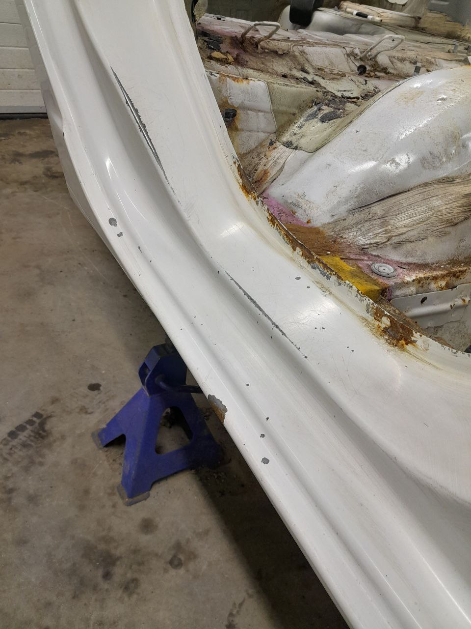 Порог со стойкой правый Chevrolet Cobalt (T250) 2011-2015