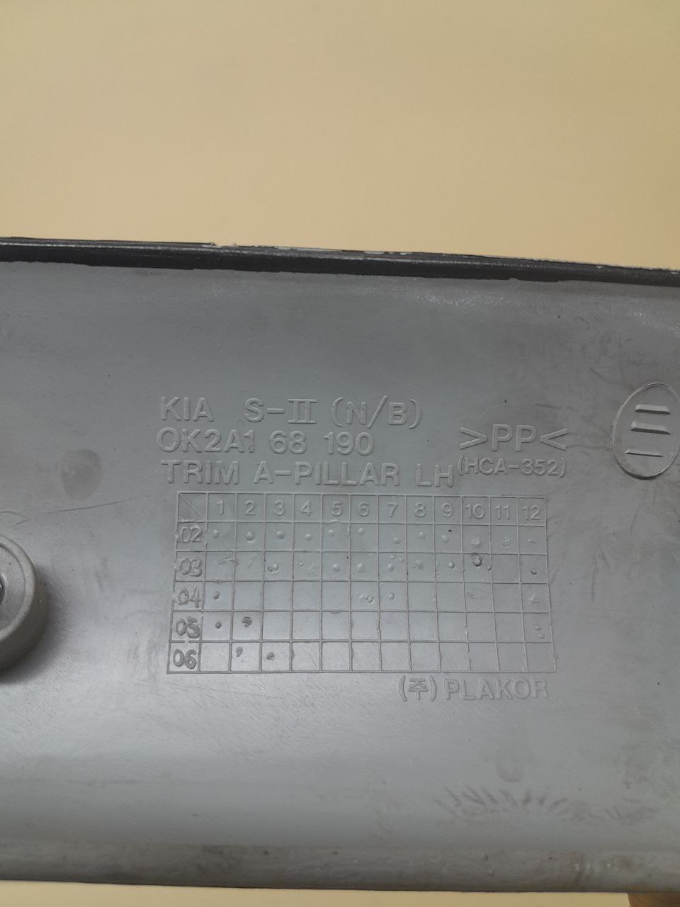 Обшивка стойки Kia Spectra (SD) 2004-2011