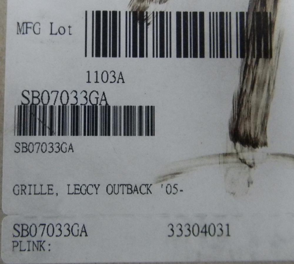Решетка радиатора Subaru Legacy Outback (B13) 2003-2009