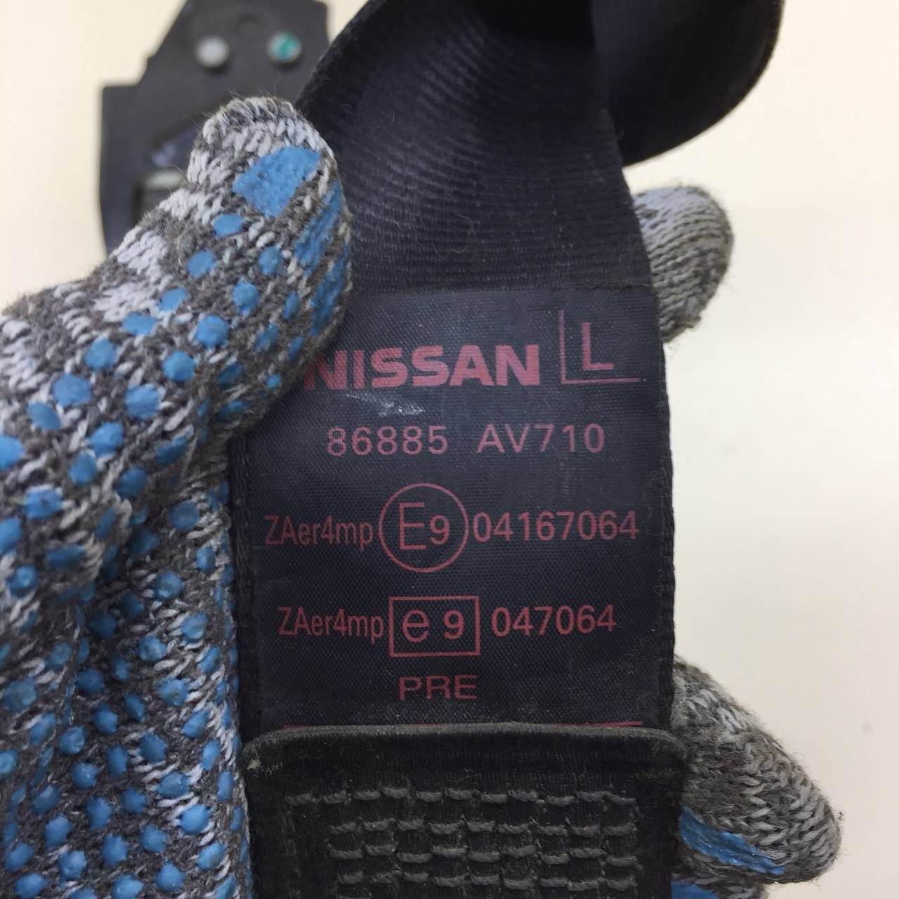 Ремень безопасности с пиропатроном Nissan Primera (P12) 2002-2007