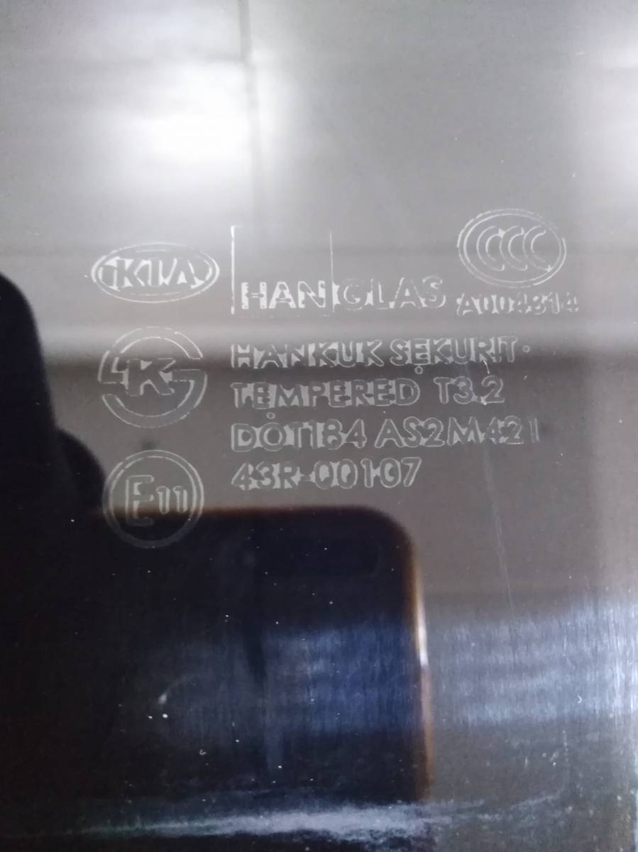 Стекло двери задней левой Kia Spectra (SD) 2004-2011