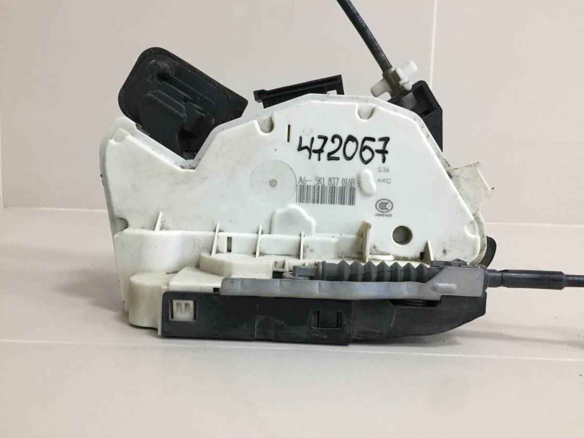 Замок двери передней правой Volkswagen Polo (MK5) 2011-2020