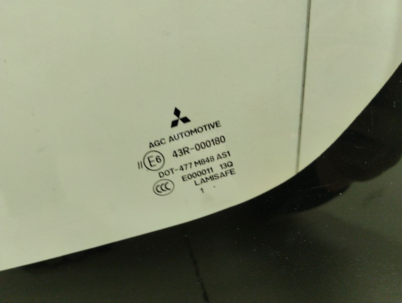Стекло лобовое (ветровое) Mitsubishi Lancer X (CX, CY)  2007>