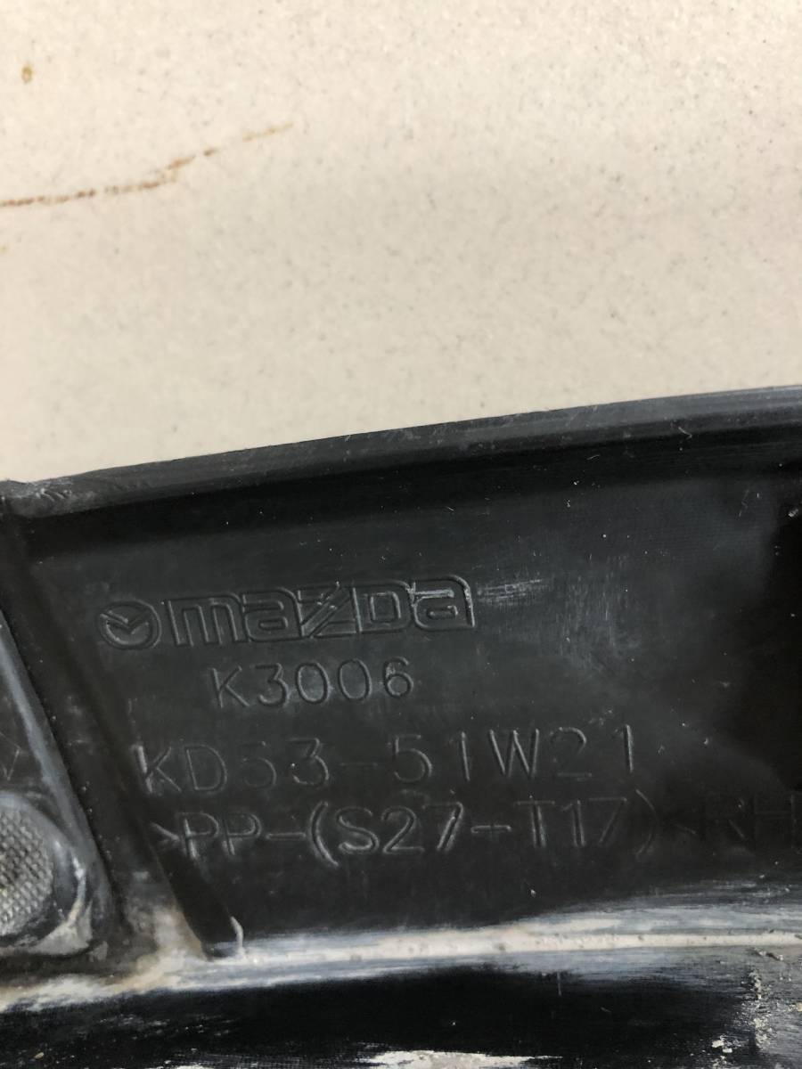 Накладка переднего крыла правого Mazda CX-5 (KE) 2011-2017