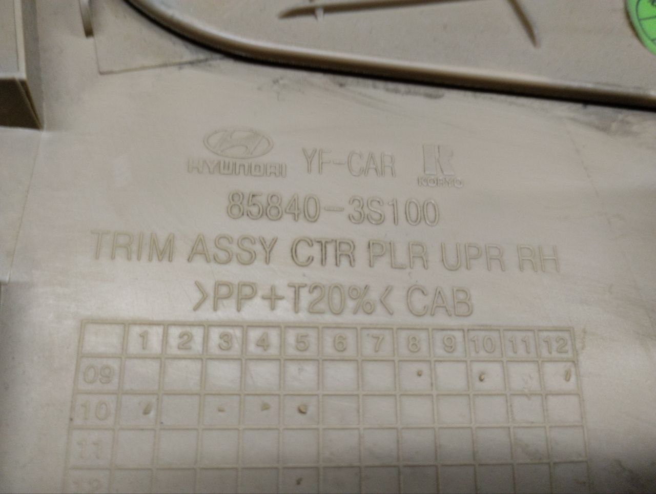 Обшивка стойки Hyundai Sonata 6 (YF) 2010-2014