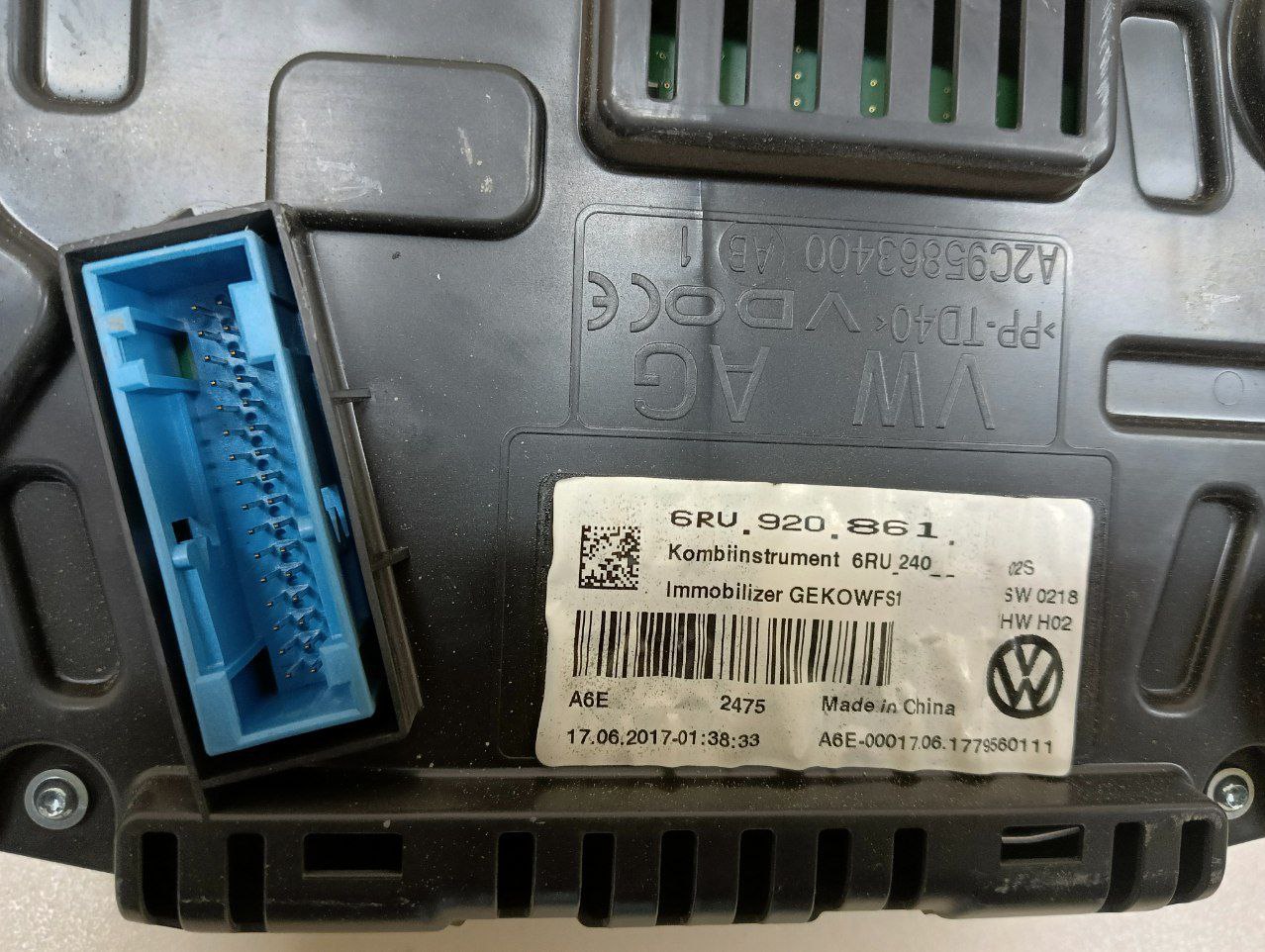 Блок управления двигателем Volkswagen Polo (MK5) 2011-2020