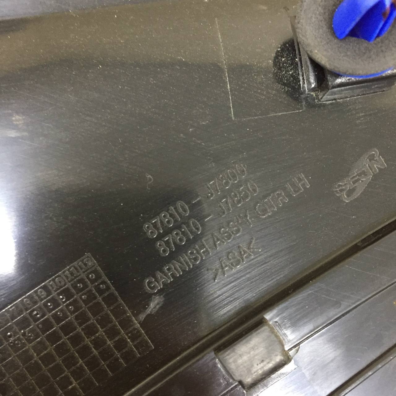 Накладка двери задней левой Kia Xceed 2019-2023