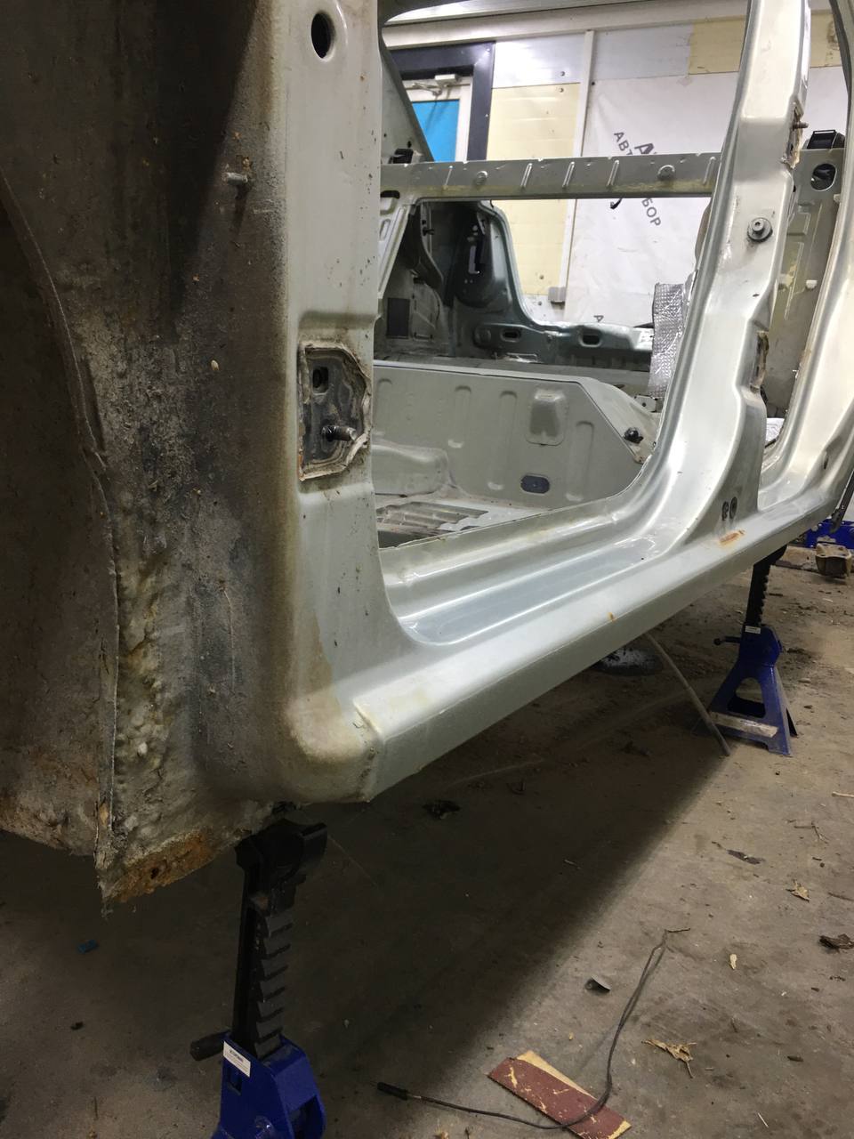 Порог со стойкой левый Renault Logan (1) 2005-2014 Порог со стойкой левый Renault Logan (1) 2005-2014