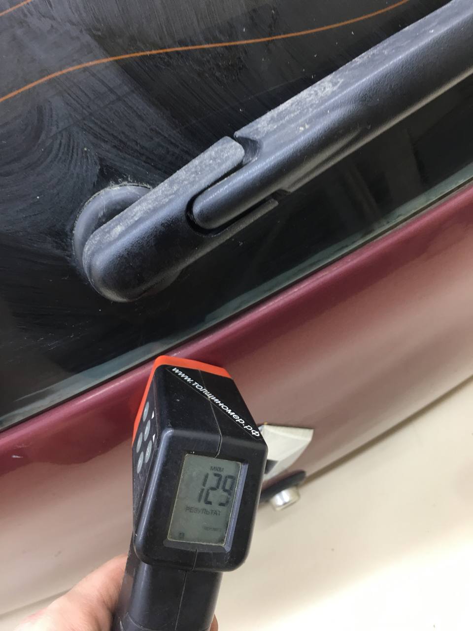 Дверь багажника со стеклом Renault Sandero 2009-2014