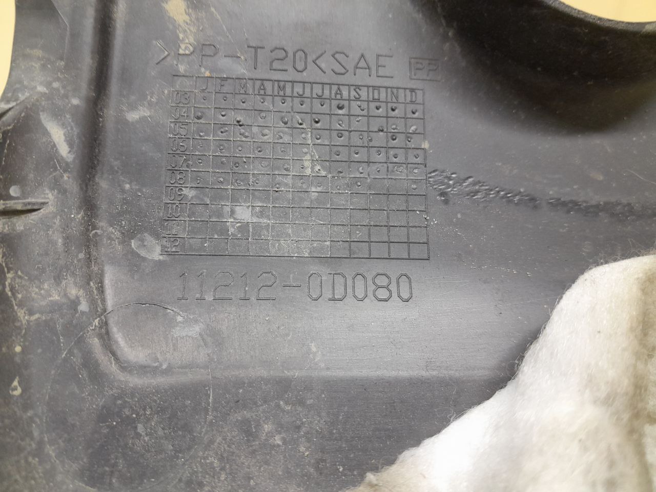 Накладка декоративная Toyota Auris (E150) 2006-2012