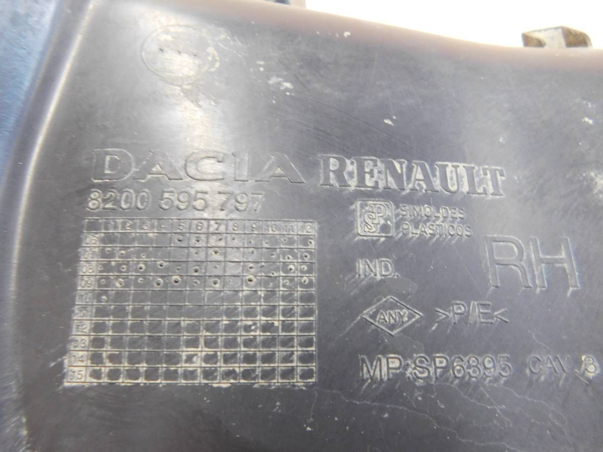 Пыльник двигателя боковой правый Renault Logan (1) 2005-2014