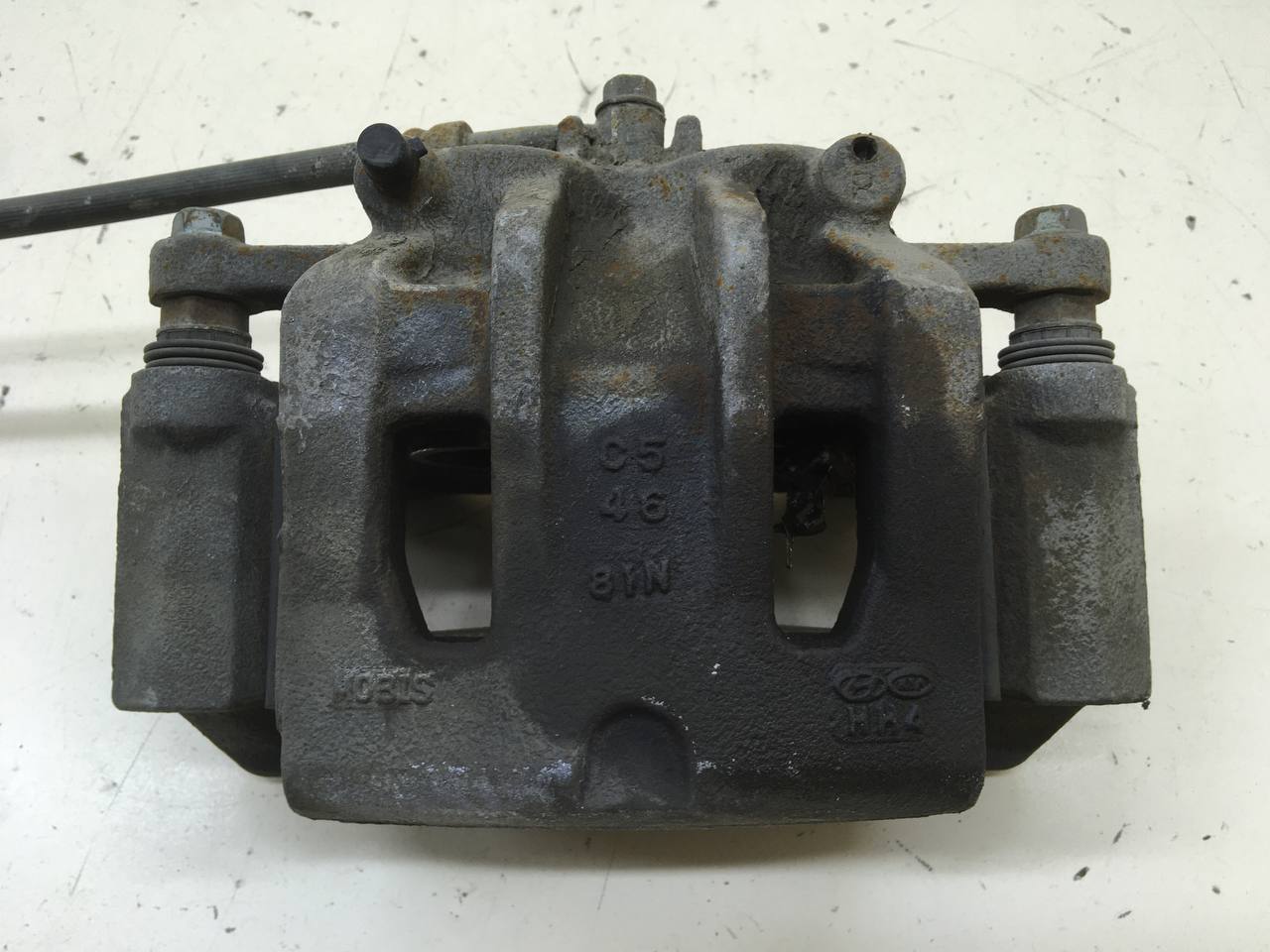 Суппорт передний правый Hyundai Santa Fe (TM) 2018-2022