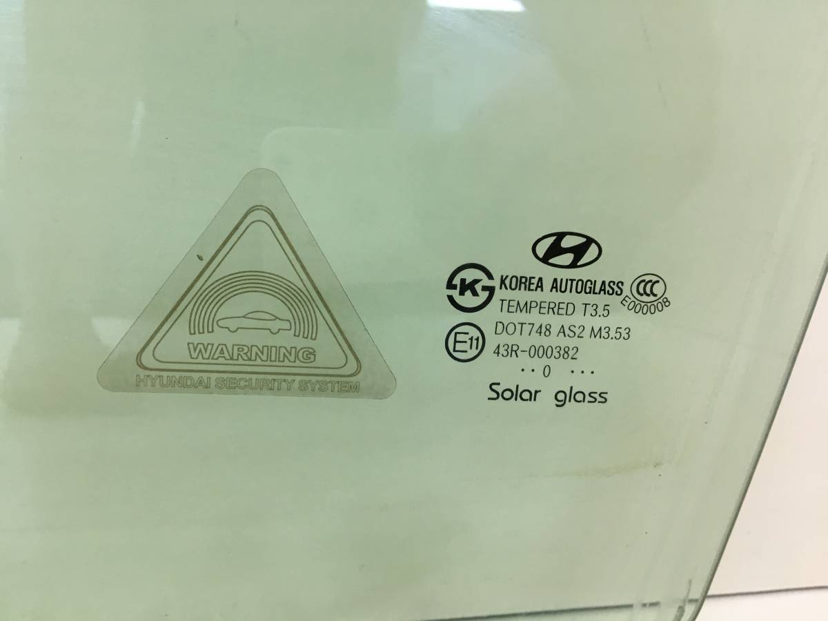 Стекло двери передней левой Hyundai ix55 2007-2013