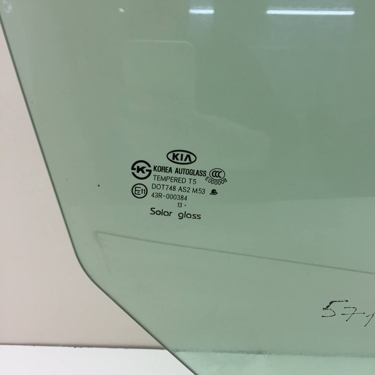 Стекло двери передней правой Kia Optima 3 (TF) 2010-2015