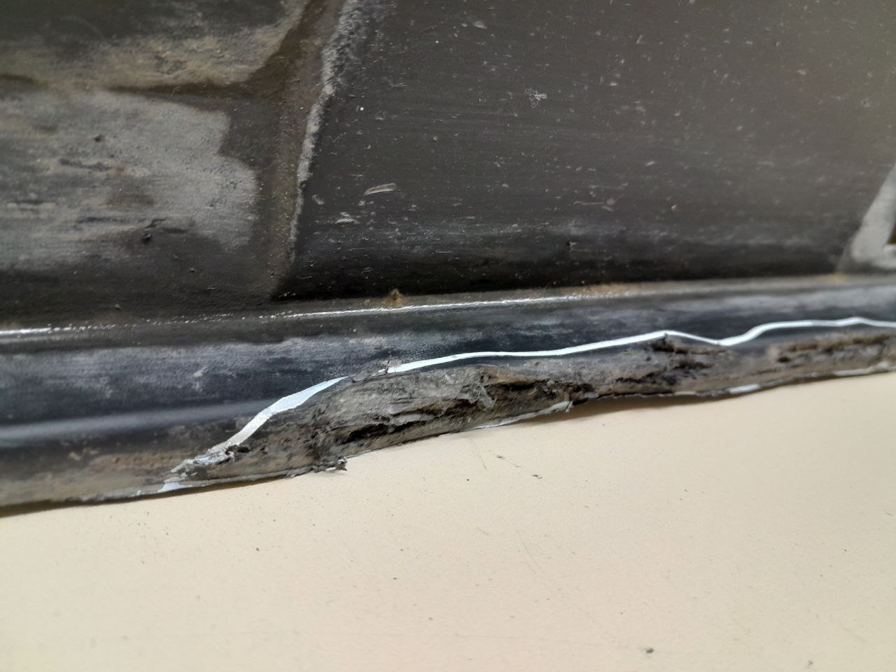 Накладка на порог (наружная) Subaru Outback (BR/B14) 2009-2014
