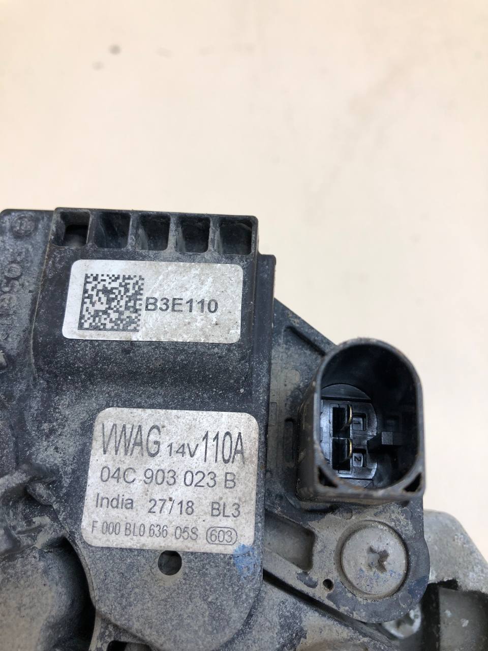 Генератор Volkswagen Polo (MK5) 2011-2020 Генератор Volkswagen Polo (MK5) 2011-2020