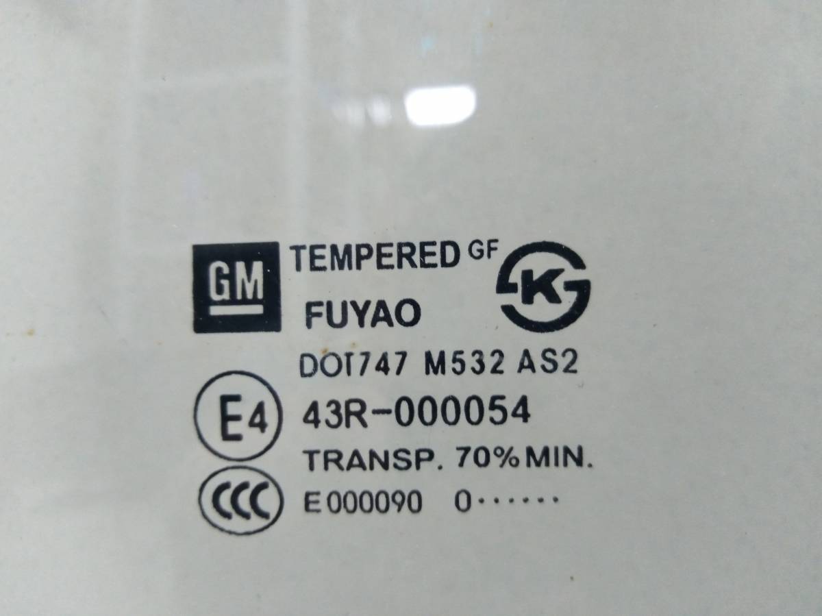 Стекло двери задней правой Chevrolet Spark (M300) 2010-2015