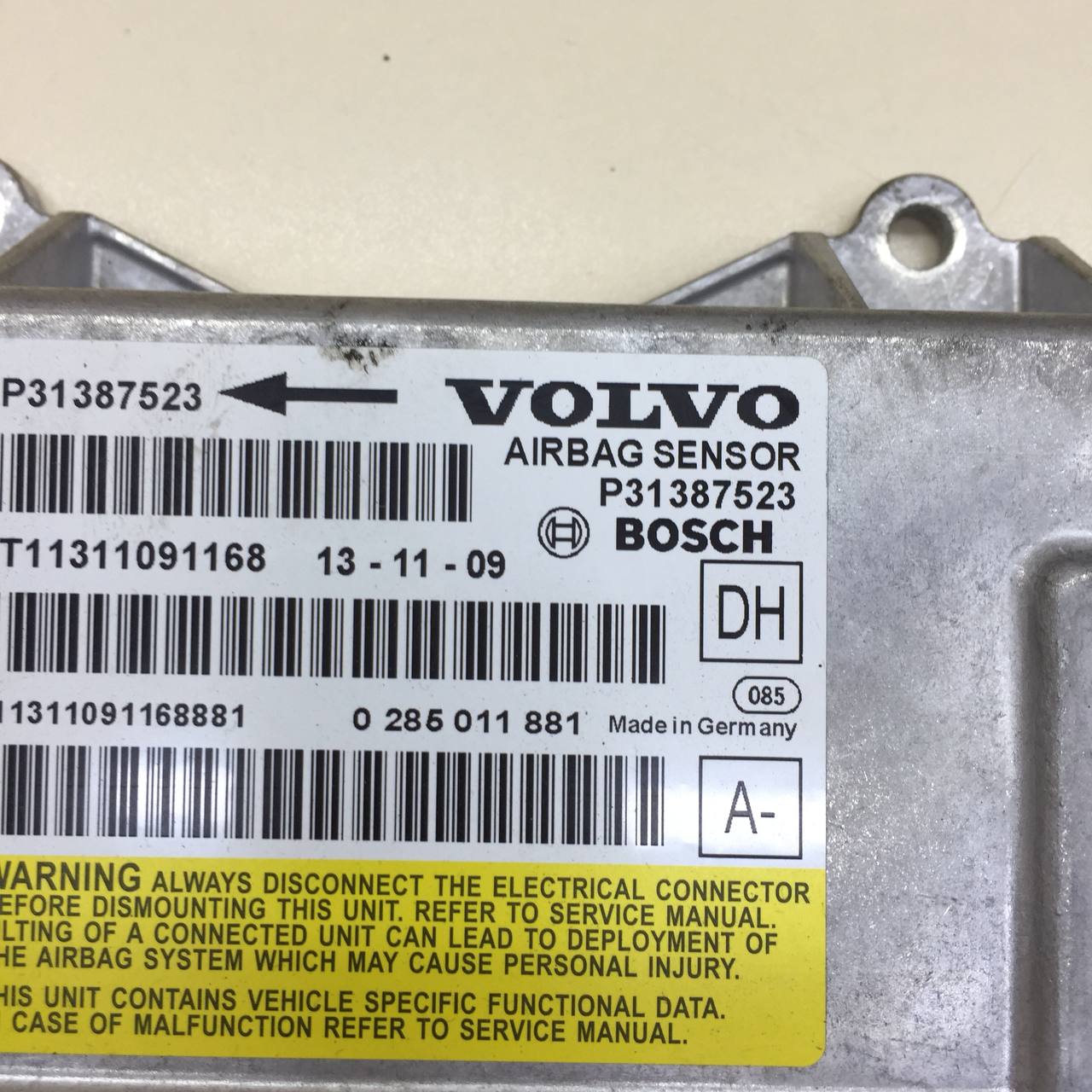 Подушка безопасности (комплект) Volvo XC60 2008-2017