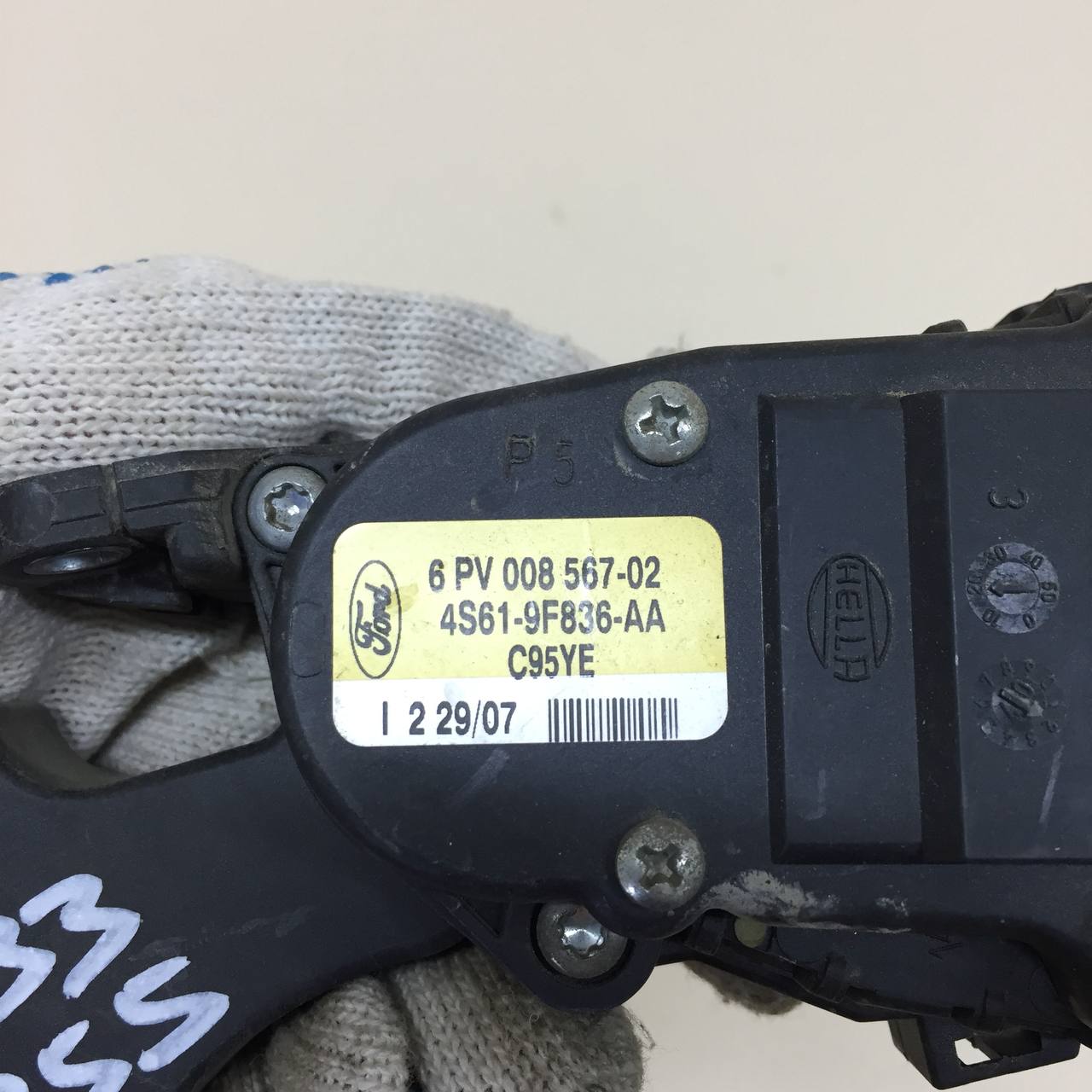 Педаль газа Ford Fiesta (MK5) 2002-2008