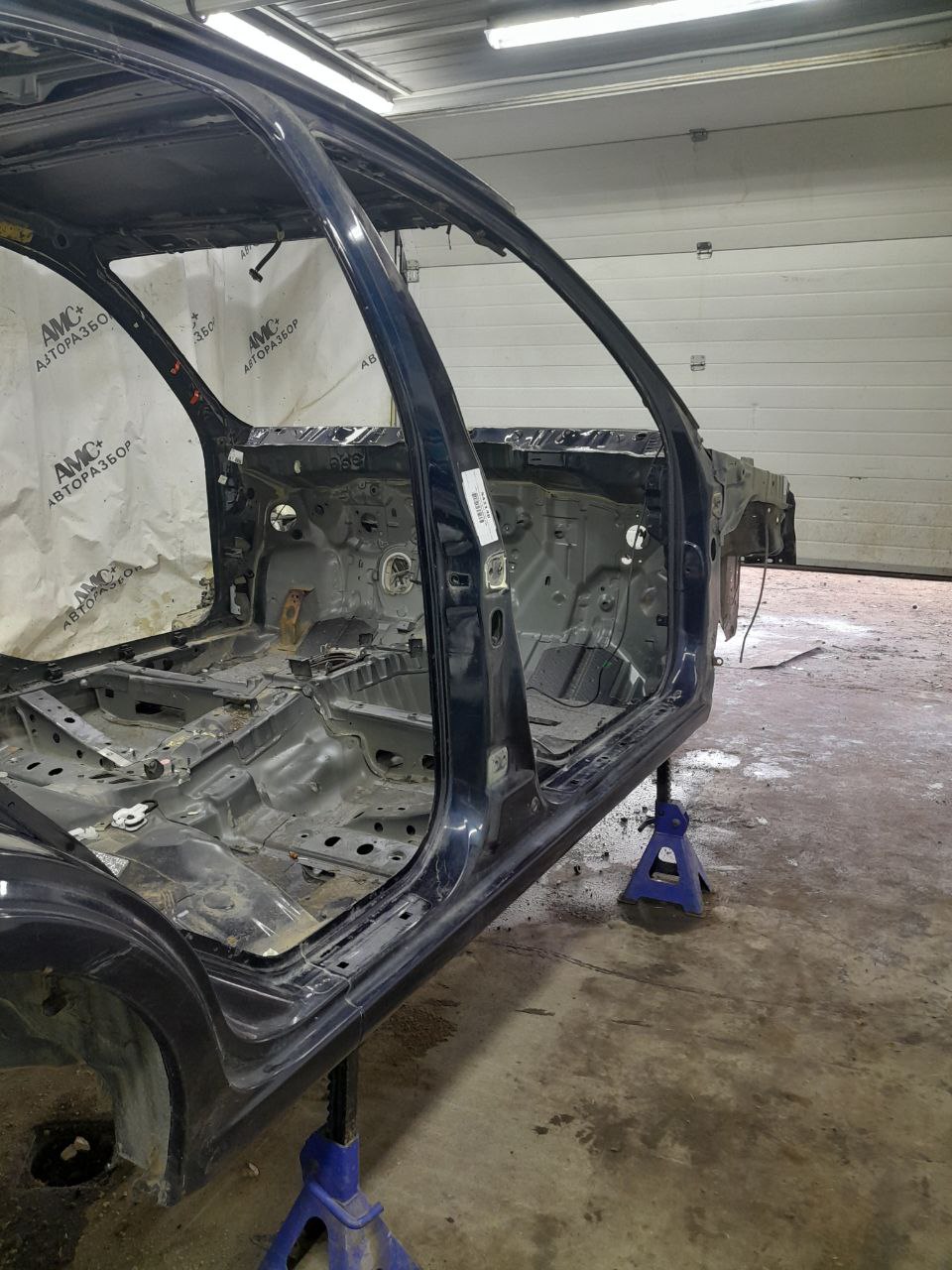 Порог со стойкой правый Nissan Almera (N16) 2000-2006