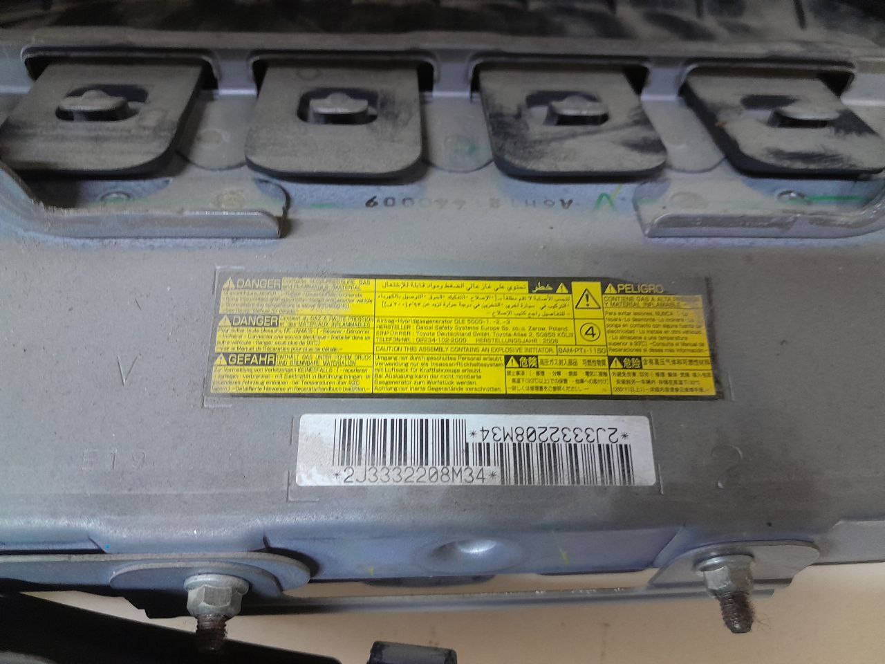 Подушка безопасности (комплект) Toyota Auris (E150) 2006-2012 Подушка безопасности (комплект) Toyota Auris (E150) 2006-2012