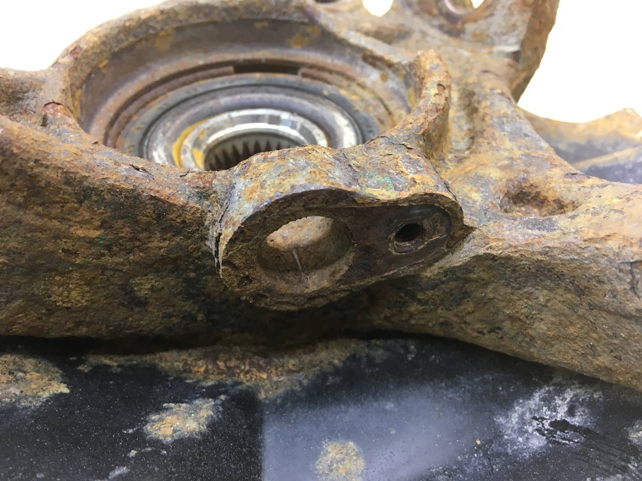 Кулак поворотный передний левый Hyundai Solaris (RB) 2010-2017