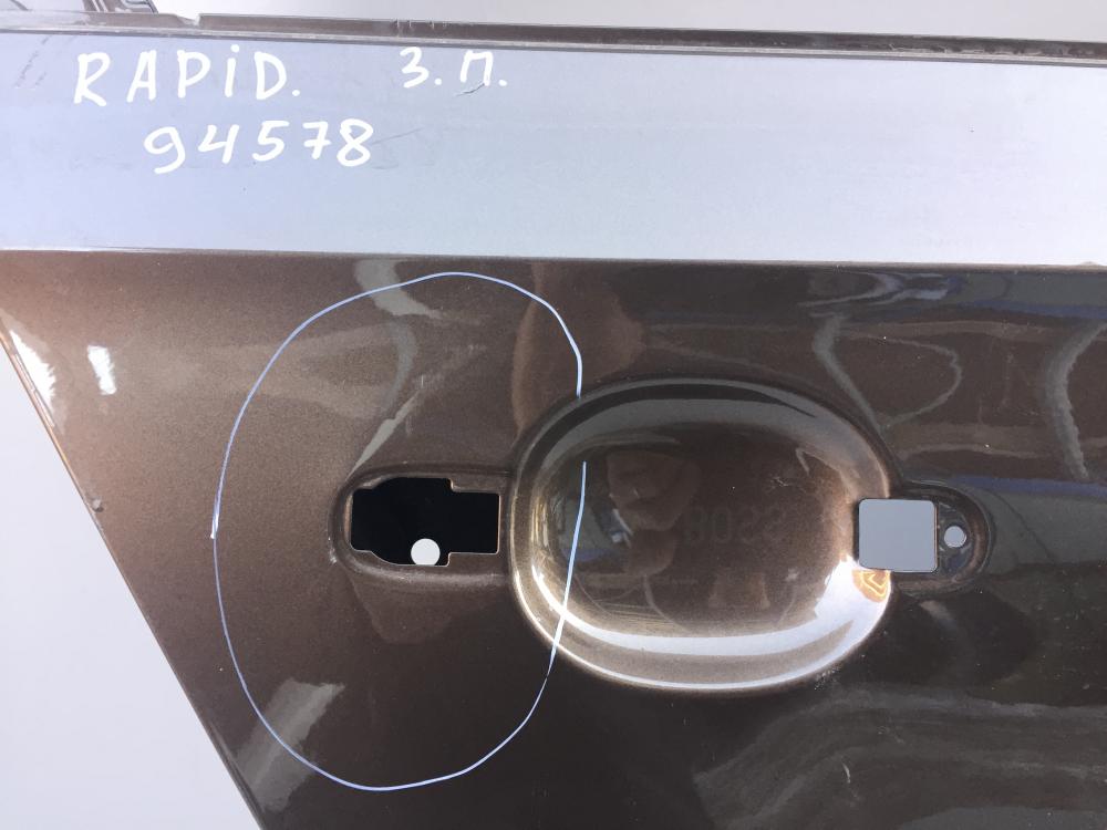 Дверь задняя правая Skoda Rapid 2012-2020 Дверь задняя правая Skoda Rapid 2012-2020