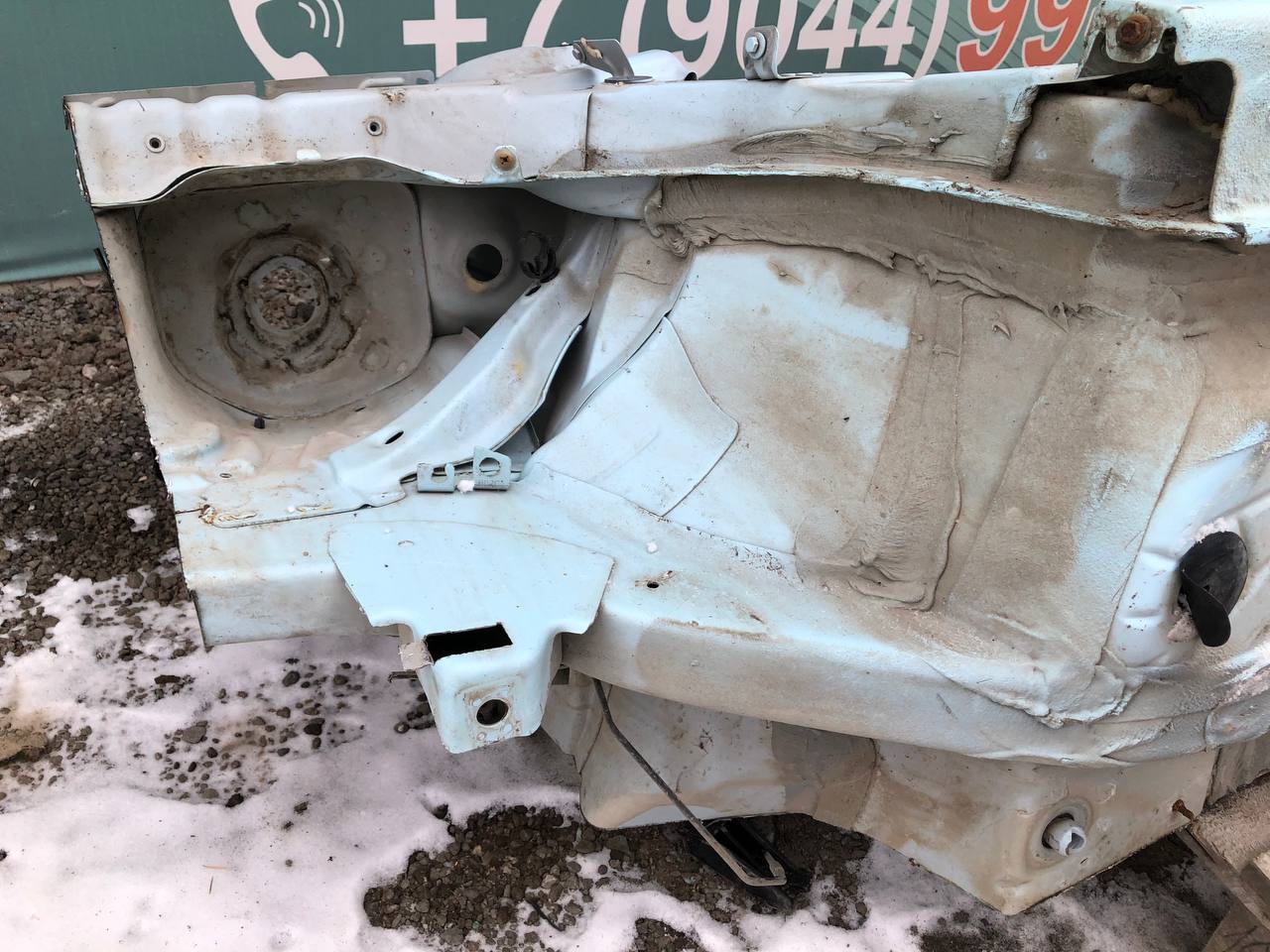 Порог со стойкой левый Citroen C3 2009-2016