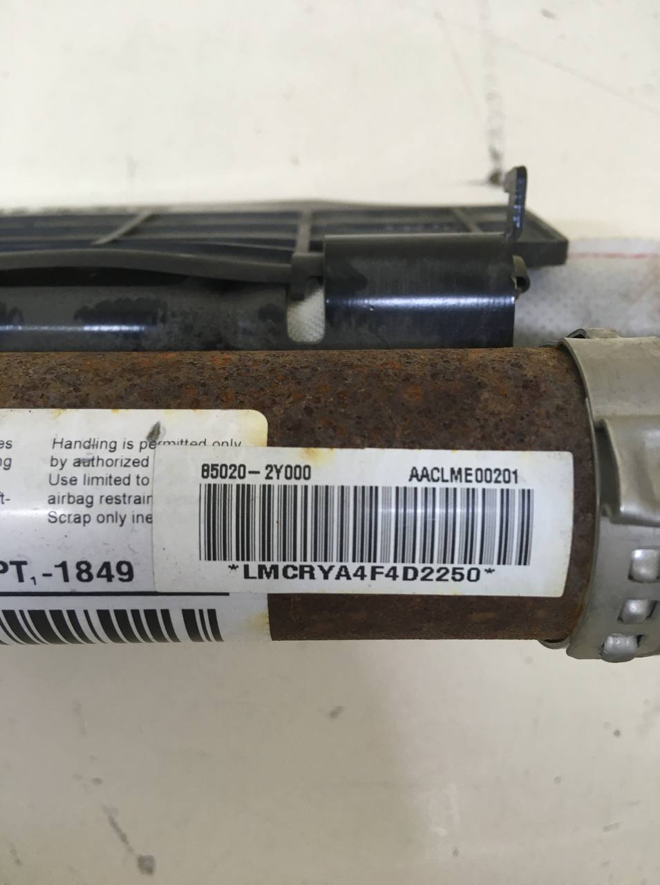 Подушка безопасности боковая (шторка) Hyundai ix35 (LM) 2010-2015