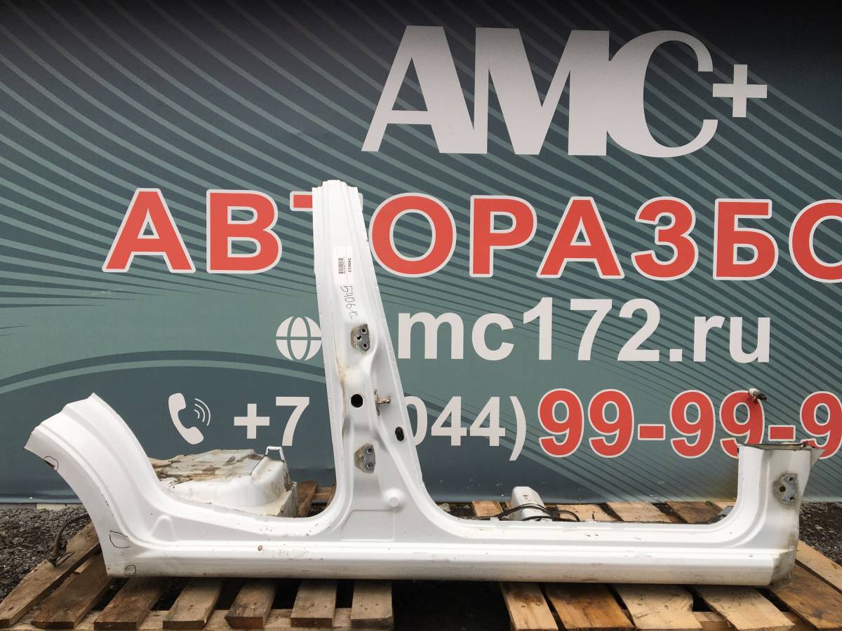 Порог со стойкой правый Chevrolet Aveo T250 2005-2011