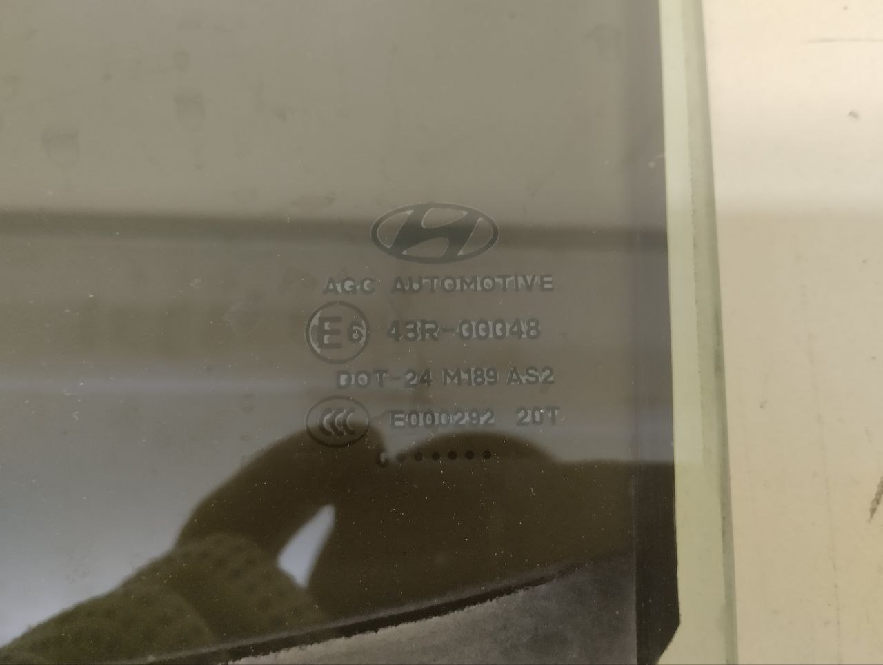 Стекло двери задней левой Hyundai ix35 (LM) 2010-2015