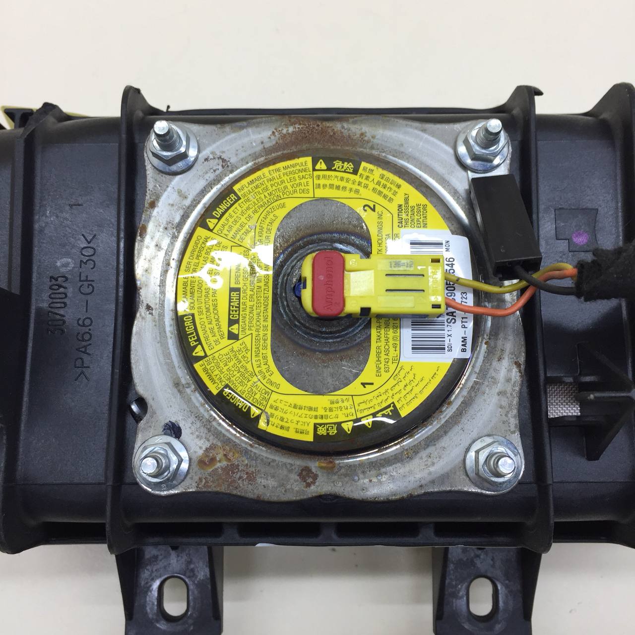 Подушка безопасности пассажирская (в торпедо) Citroen C4 2011>