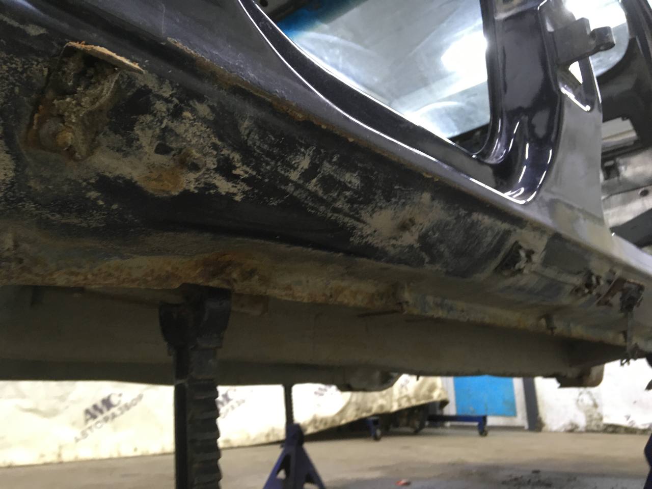 Порог со стойкой правый Chevrolet Niva 2009-2020