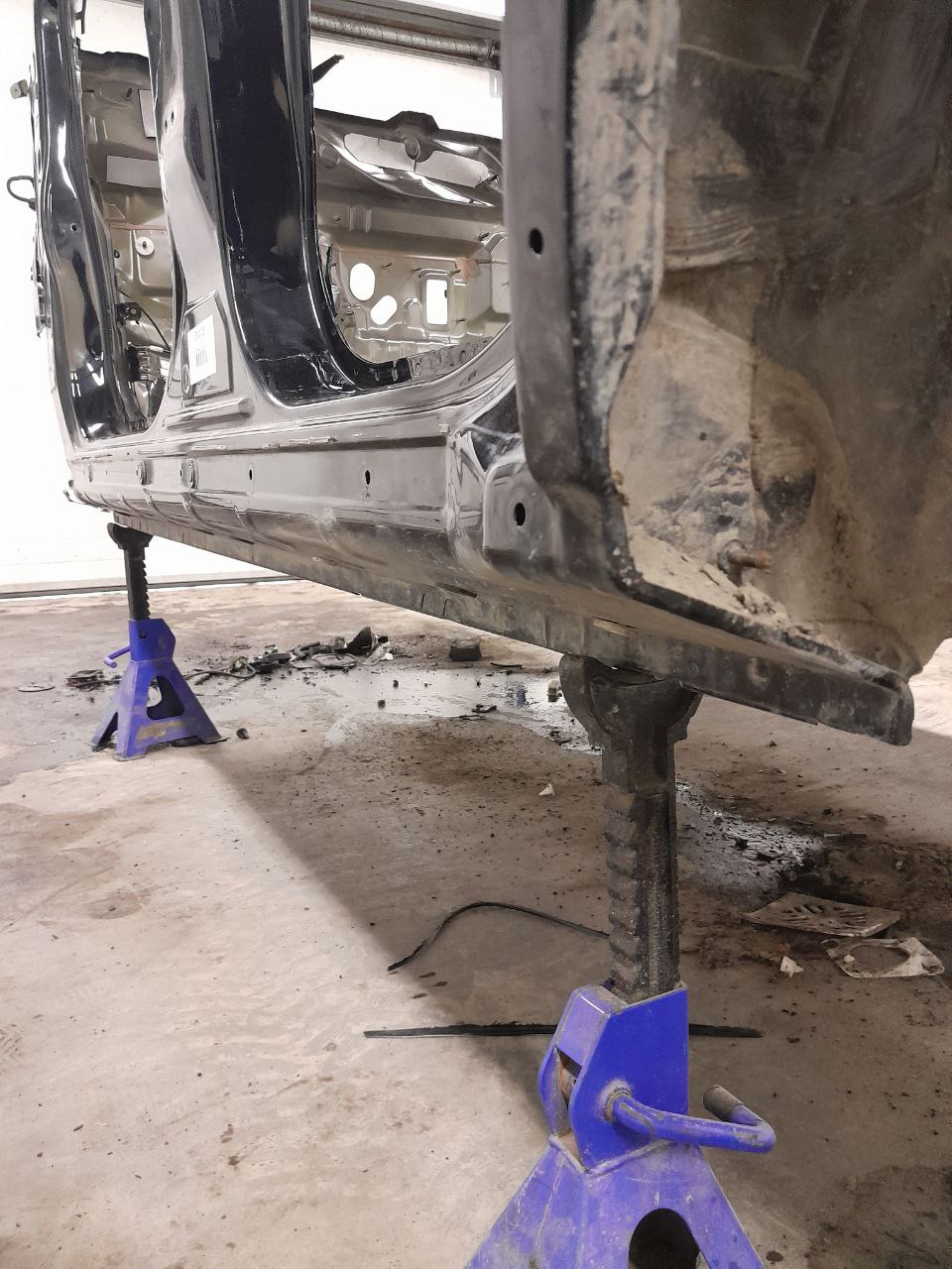 Порог со стойкой левый Mitsubishi Outlander (GF) 2012>