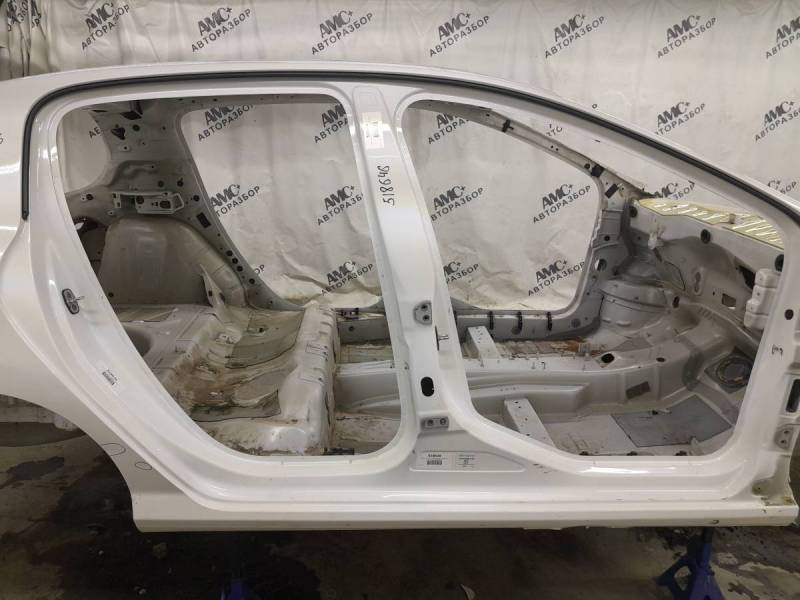 Порог со стойкой правый Peugeot 308 2007>