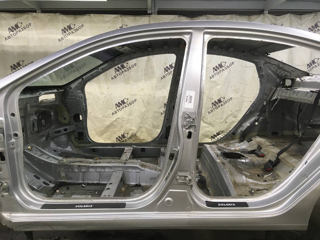 Порог со стойкой левый Hyundai Solaris (RB) 2010-2017