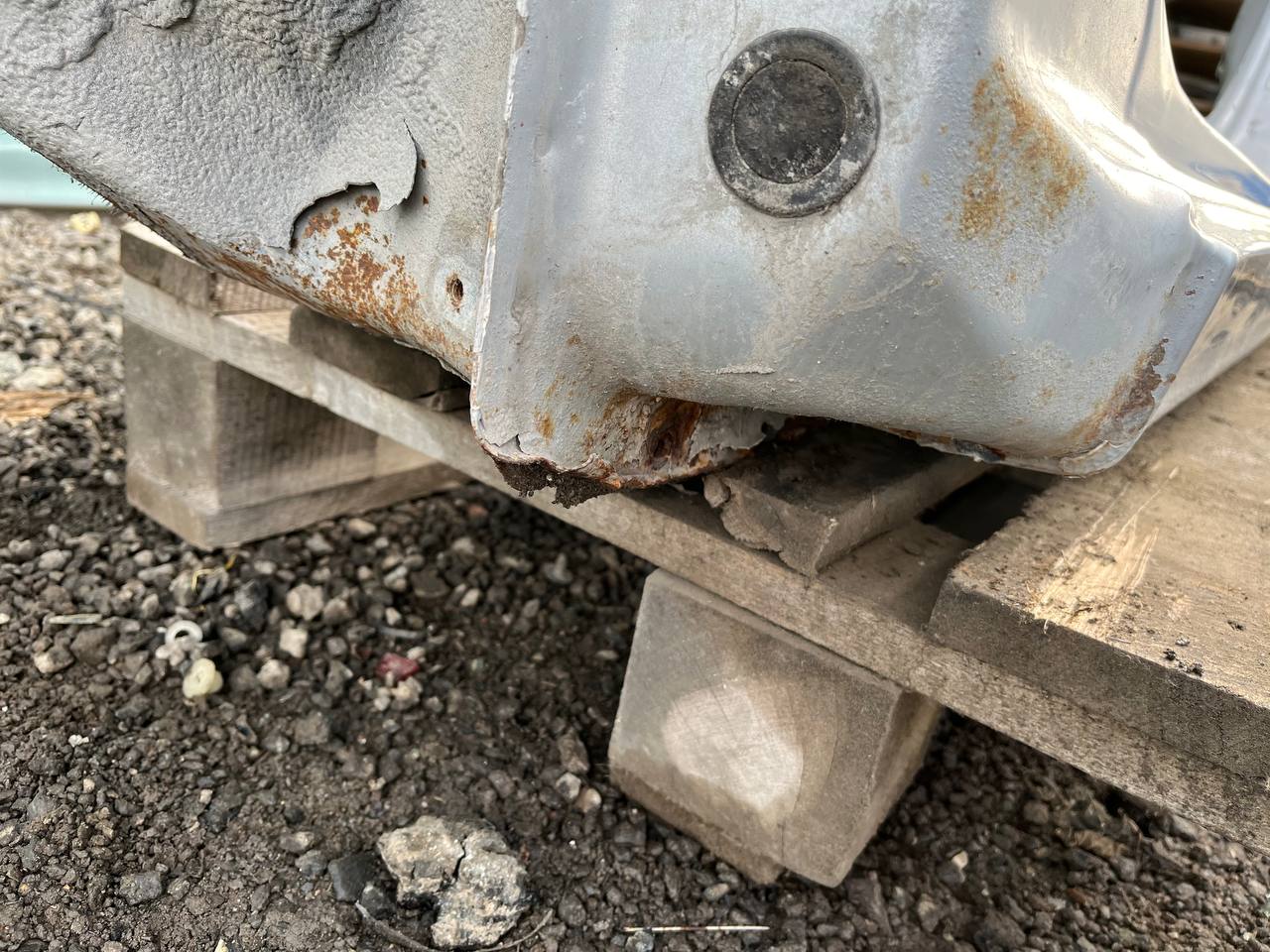 Порог со стойкой левый Hyundai Solaris (RB) 2010-2017