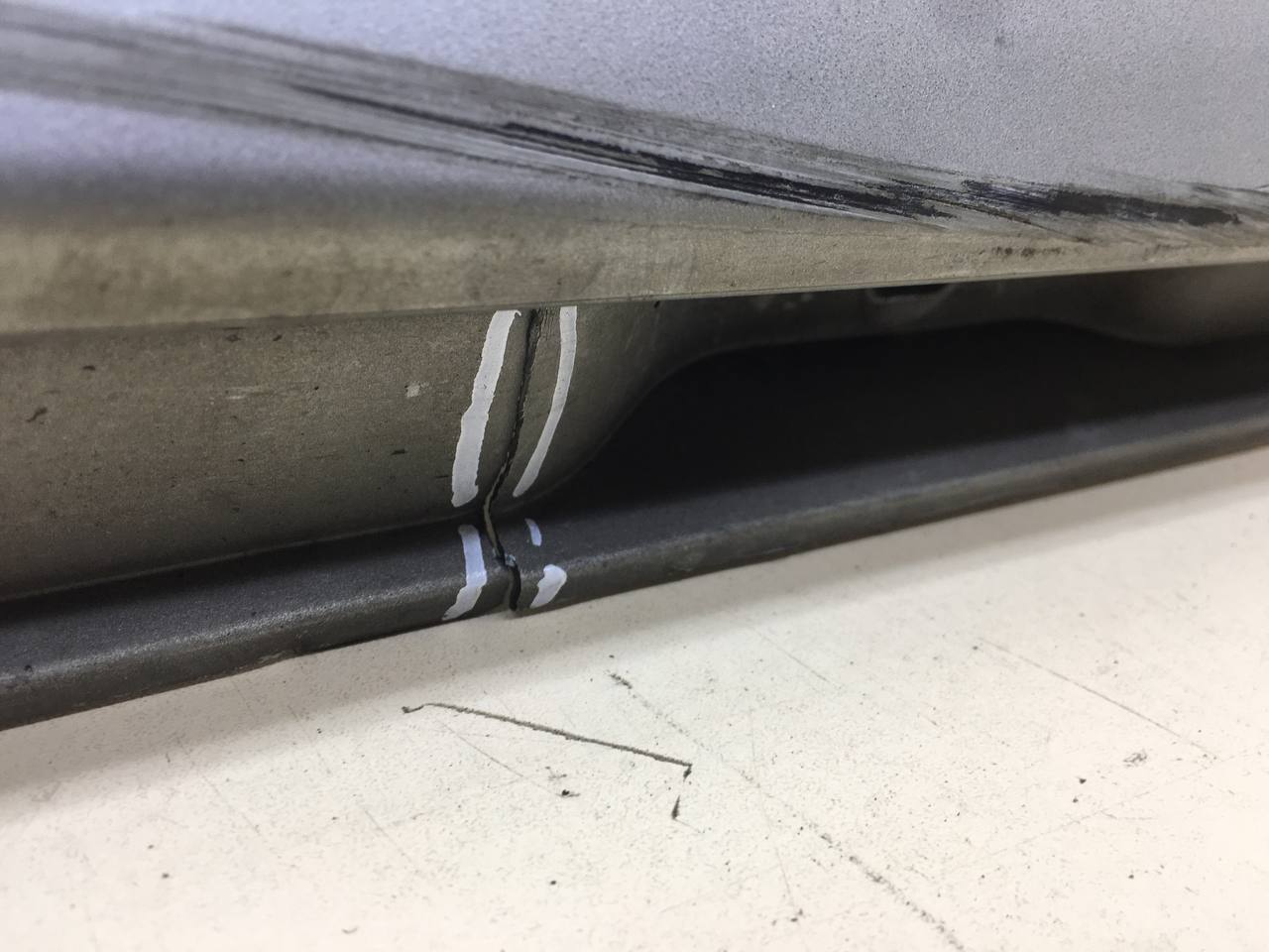 Накладка на порог (наружная) Jaguar XF 2007-2015